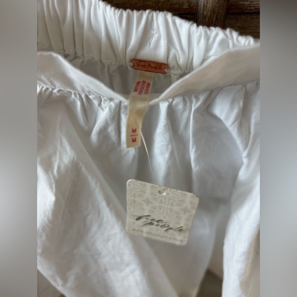 Free People Gaia Skirt In Optic White Size M NWT - Picture 5 of 6